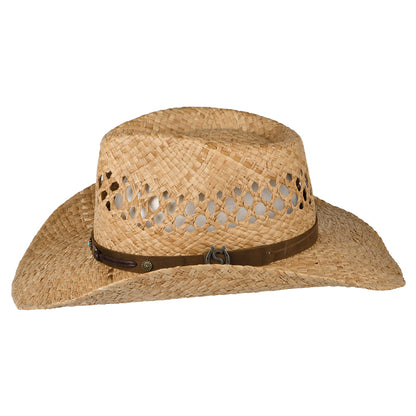 Sombrero Cowboy ventilado de rafia de Stetson - Natural