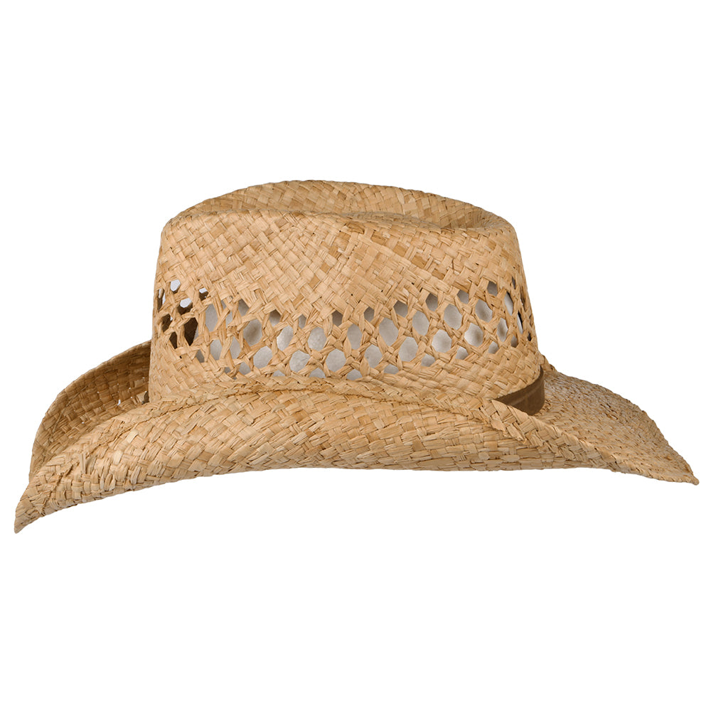Sombrero Cowboy ventilado de rafia de Stetson - Natural