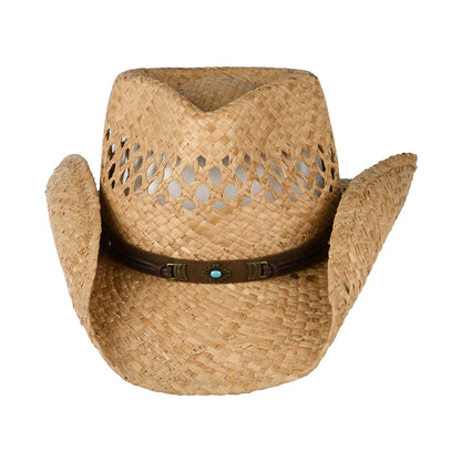 Sombrero Cowboy ventilado de rafia de Stetson - Natural