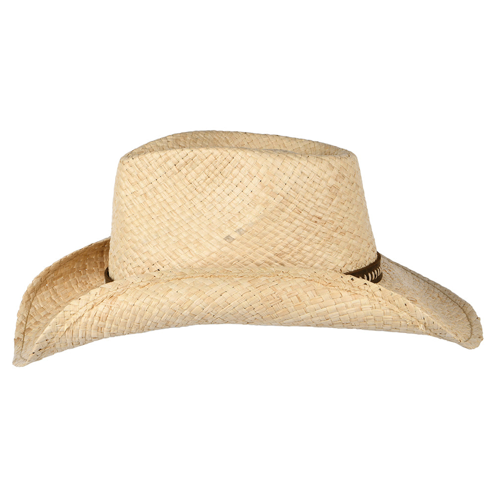 Sombrero Cowboy Western de rafia de Stetson - Natural