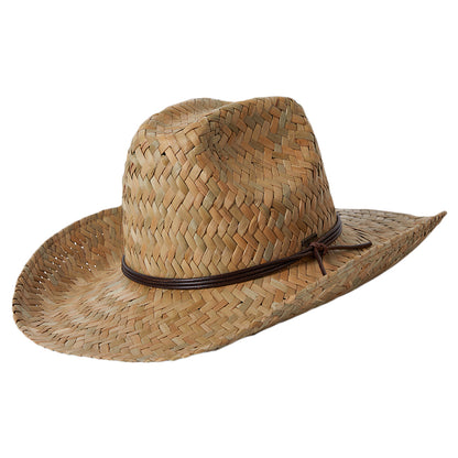 Sombrero Cowboy Houston II de paja de Brixton - Beige Arena