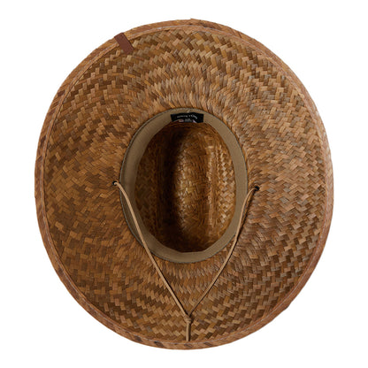 Sombrero de Guardacosta Bells II de paja de Brixton - Marrón Claro