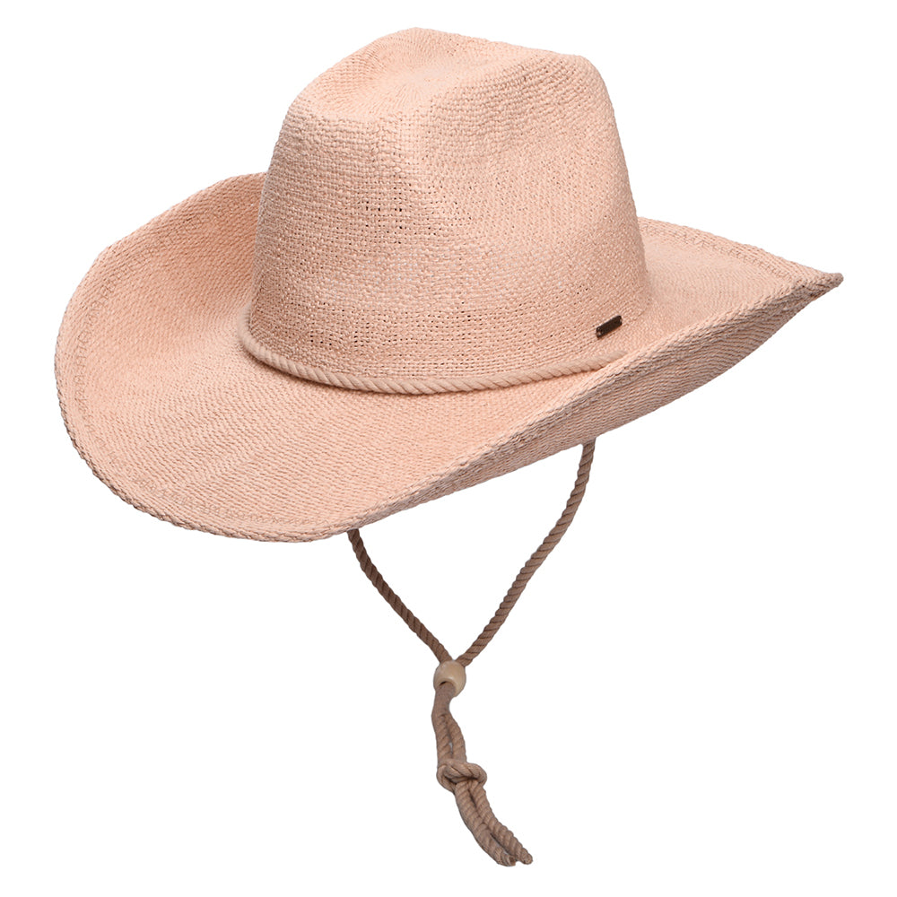 Sombrero Cowboy Austin de paja de Brixton - Rubor