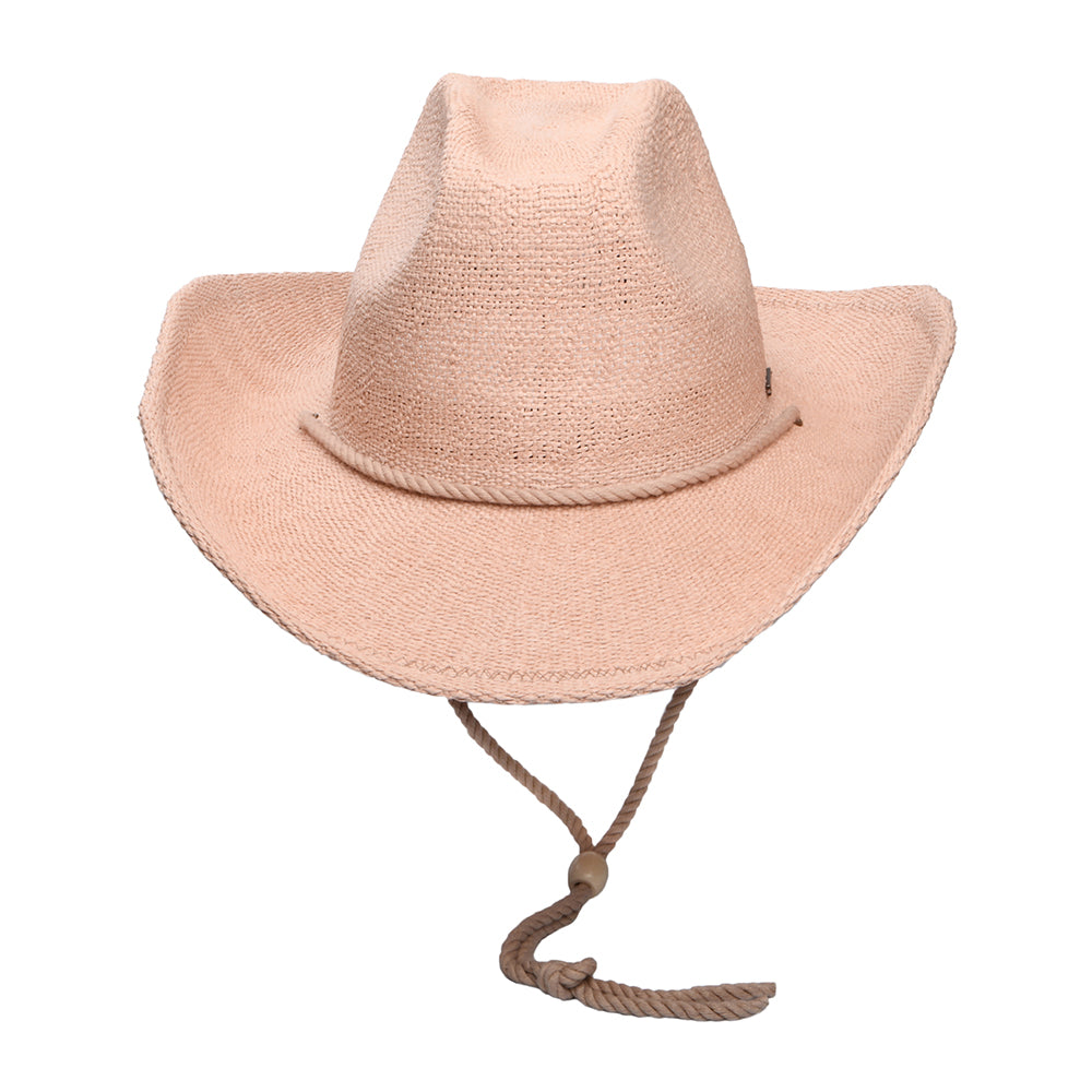 Sombrero Cowboy Austin de paja de Brixton - Rubor