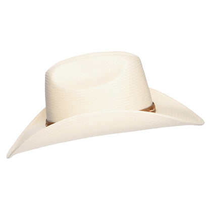 Sombrero Cowboy Western de paja toyo de Stetson - Decolorado