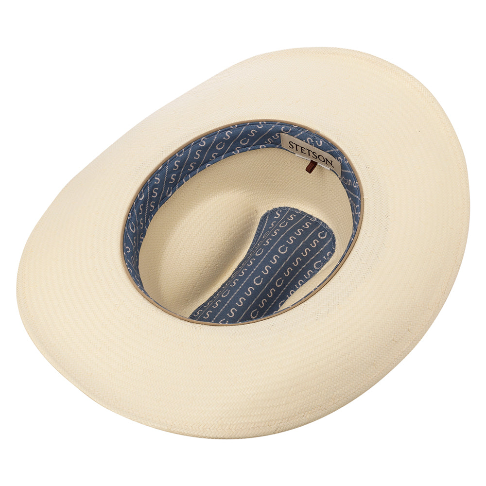 Sombrero Cowboy Western de paja toyo de Stetson - Decolorado