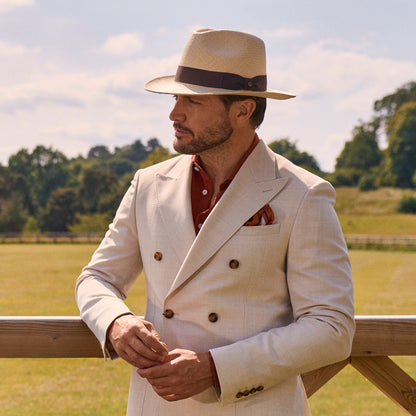 Sombrero Fedora Panamá Snap Brim de Failsworth - Natural