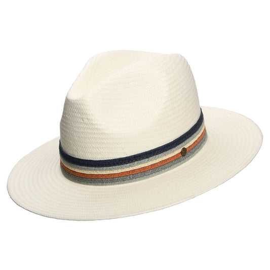 Sombrero Fedora Corsica de paja toyo de Failsworth - Decolorado