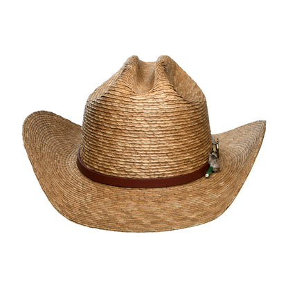 Sombrero Cowboy Western de de paja de palmera de Stetson - Marrón Claro