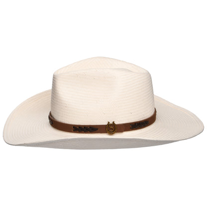 Sombrero Cowboy Palo Grande ligera de paja toyo de Stetson - Decolorado