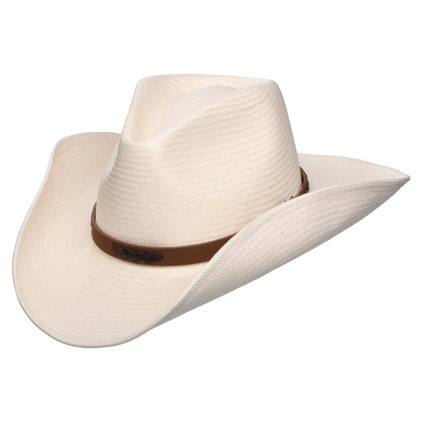 Sombrero Cowboy Palo Grande ligera de paja toyo de Stetson - Decolorado