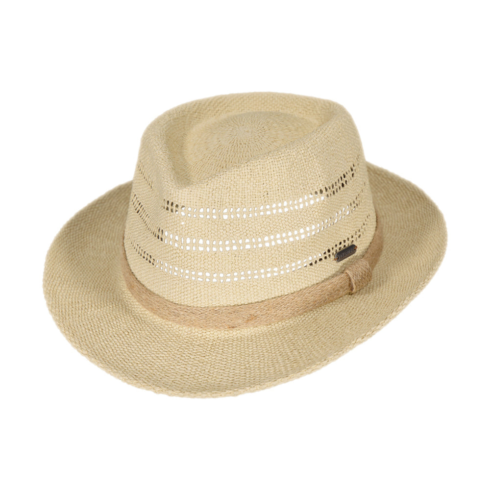 Sombrero Fedora Drifta de paja toyo de Barts - Trigo