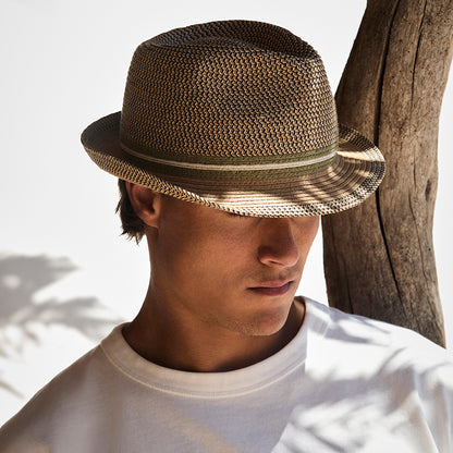Sombrero Trilby Fluoriet de verano de Barts - Marrón Claro