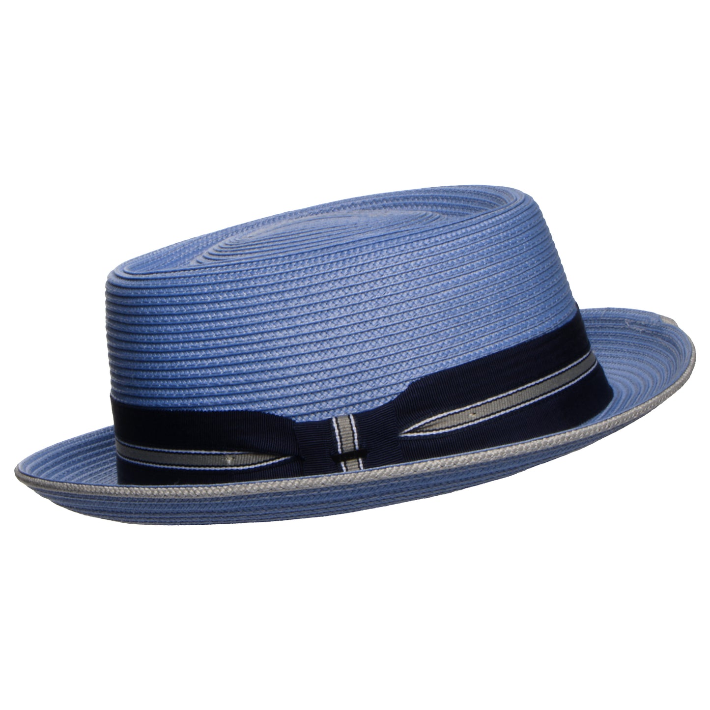 Sombrero Pork Pie Carver de Bailey - Azul Medio