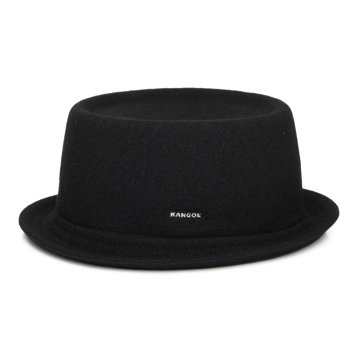 Sombrero Pork Pie Mowbray de lana de Kangol - Negro