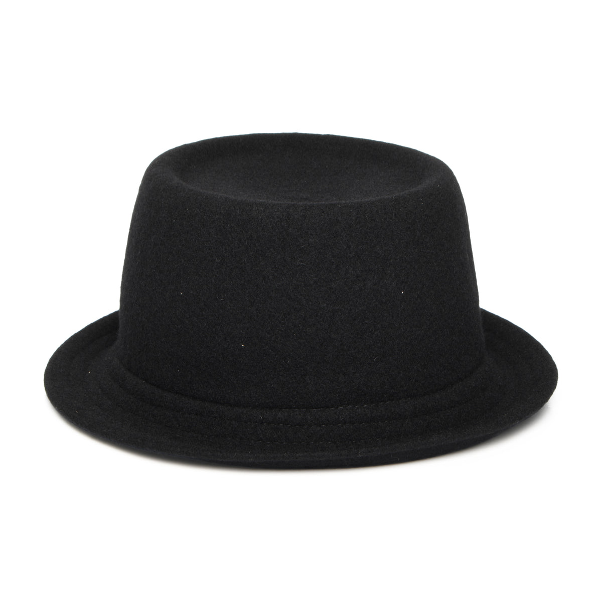 Sombrero Pork Pie Mowbray de lana de Kangol - Negro
