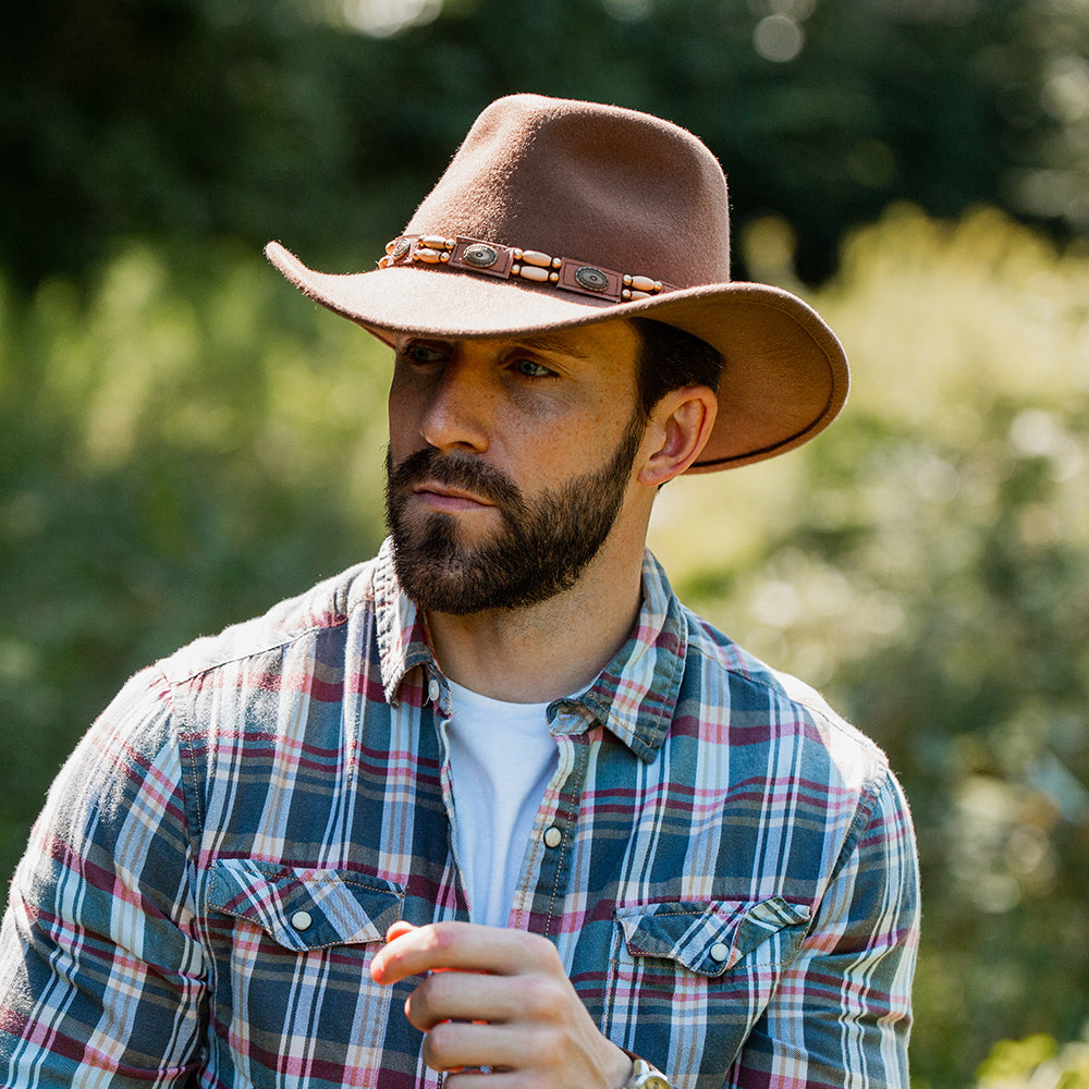 Sombrero Outback flexible de Scala - Nuez Pecana