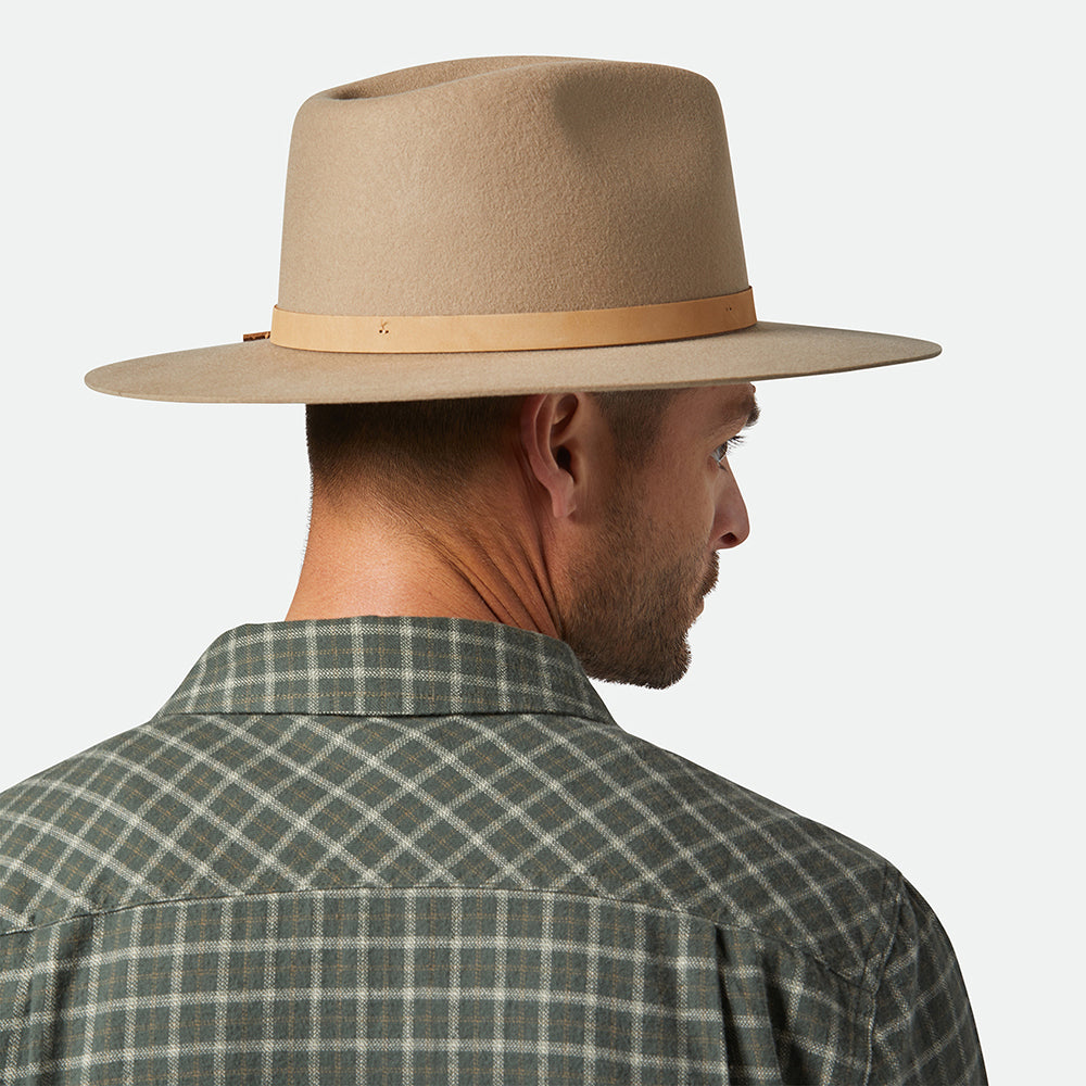 Sombrero Cowboy Hawkins Weather Guard de fieltro de lana de Brixton - Arena