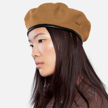 Boina Monty Wool de lana de Kangol - Camel