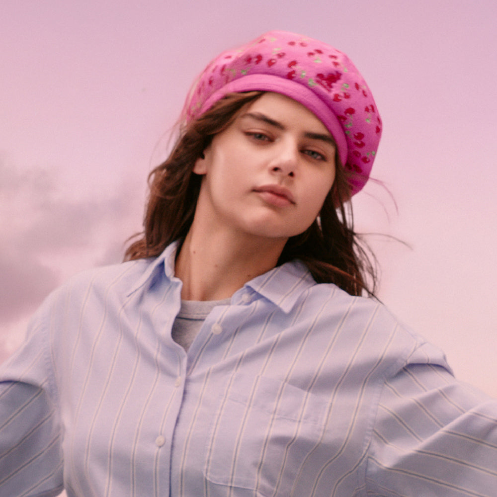 Boina Cherry Jax de Tropic de Kangol - Fucsia
