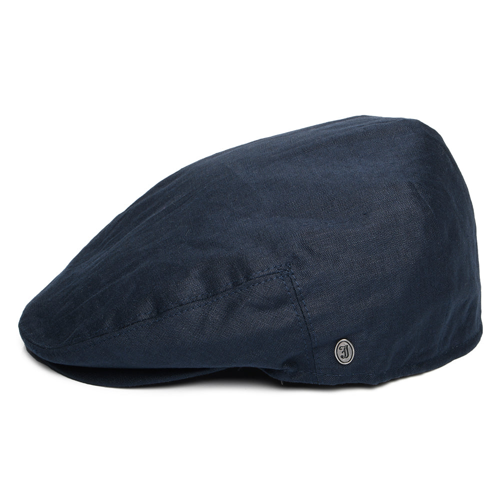 Gorra plana de lino de Jaxon & James - Azul Marino