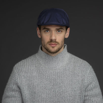 Gorra plana Graham impermeable de Bailey - Azul Marino