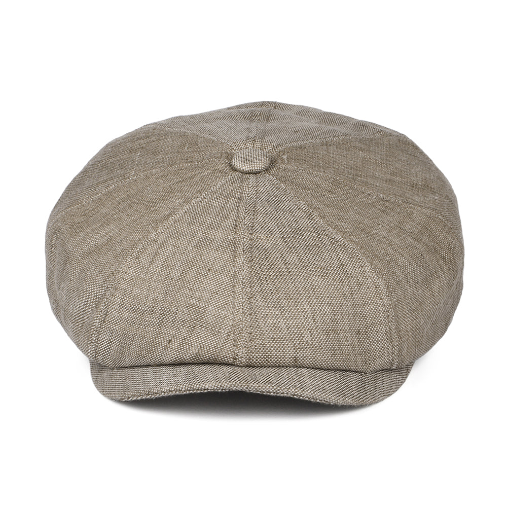 Gorra Newsboy Hatteras de lino Mezcla de tonos de Stetson - Beige
