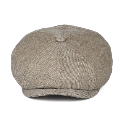 Gorra Newsboy Hatteras de lino Mezcla de tonos de Stetson - Beige