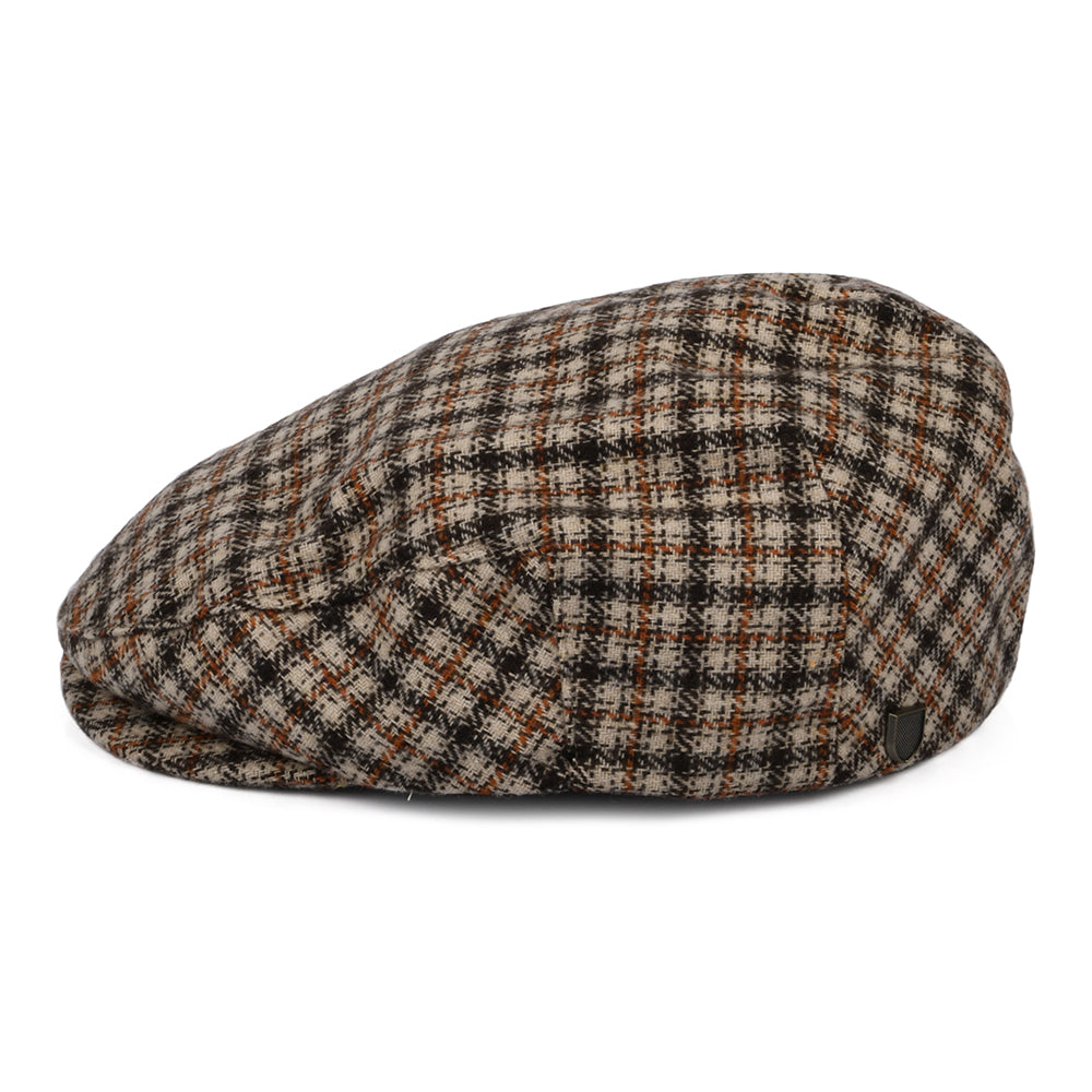 Gorra plana Hooligan Lightweight X Snap pata de gallo de Brixton - Arena-Marrón-Naranja