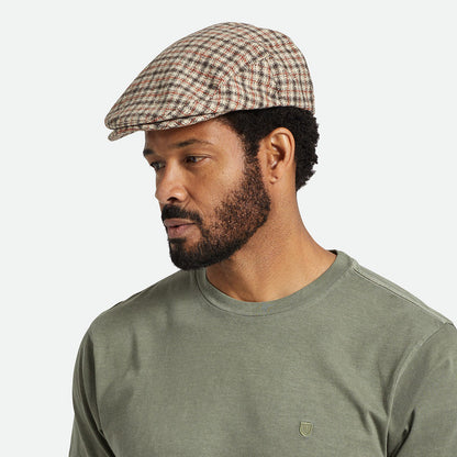 Gorra plana Hooligan Lightweight X Snap pata de gallo de Brixton - Arena-Marrón-Naranja