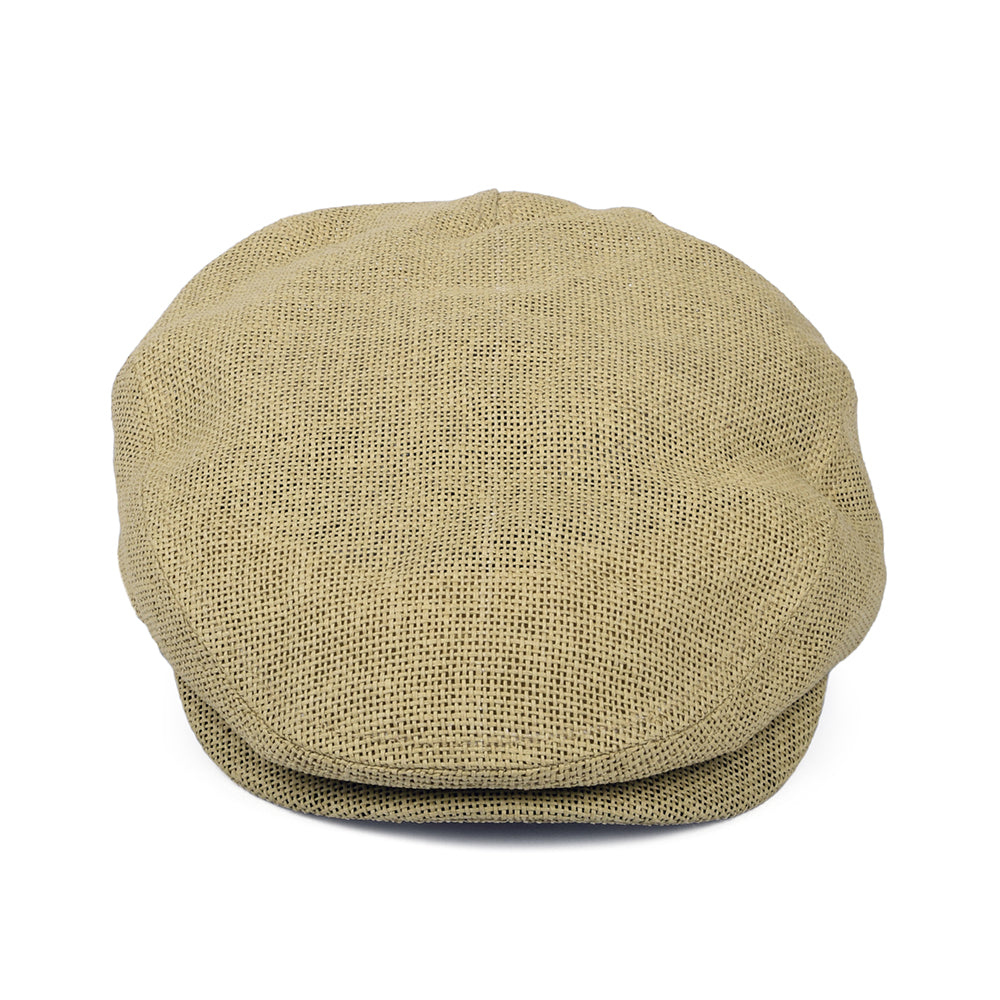 Gorra plana Hooligan Lightweight X Snap de paja de Brixton - Natural