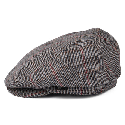 Gorra plana Oslo a cuadros de Barts - Azul Marino