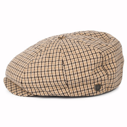 Gorra Newsboy Brood pata de gallo de Brixton - Arena-Marrón
