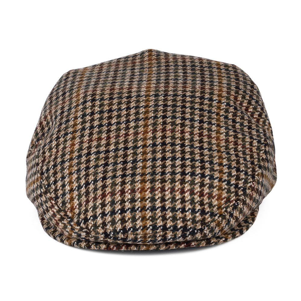Gorra plana de lana-cachemira pata de gallo II de City Sport - Camel
