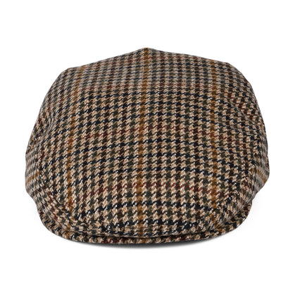 Gorra plana de lana-cachemira pata de gallo II de City Sport - Camel