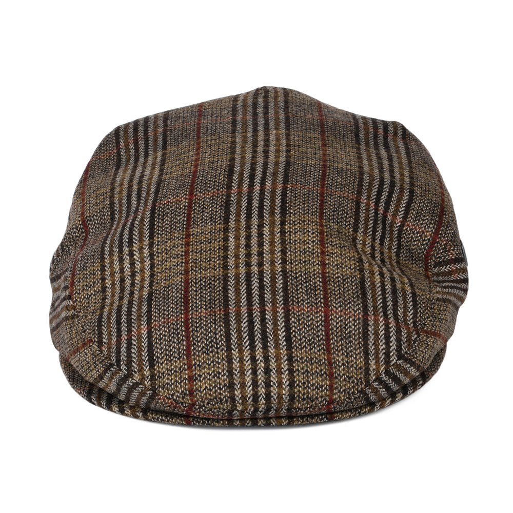 Gorra plana Hampstead de lana-cachemira de City Sport - Marrón-Beige Arena