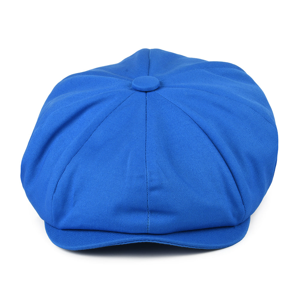 Gorra Newsboy 8 Piece de algodón de Christys - Azul