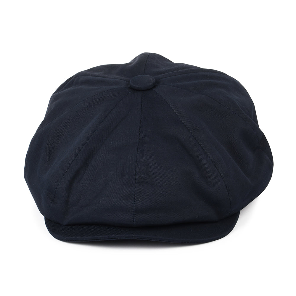 Gorra Newsboy 8 Piece de algodón de Christys - Azul Marino