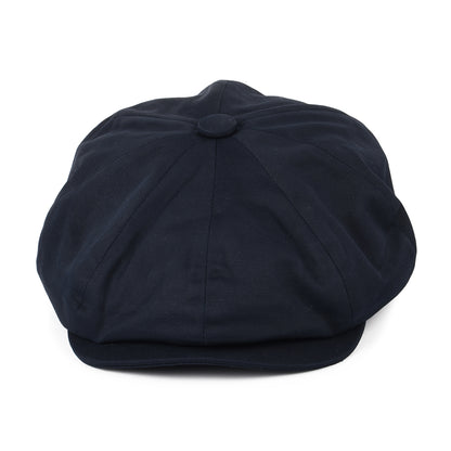 Gorra Newsboy 8 Piece de algodón de Christys - Azul Marino