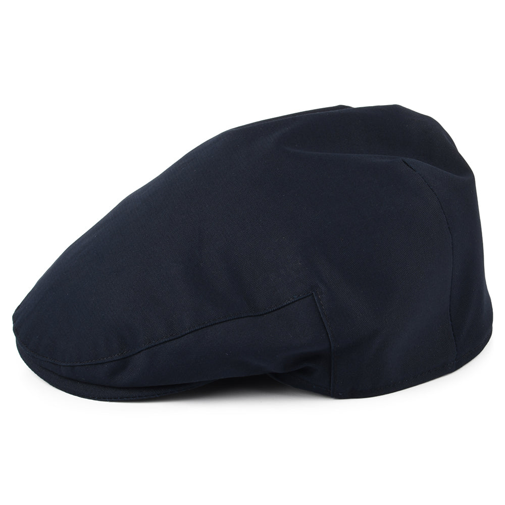 Gorra plana Balmoral de algodón de Christys - Azul Marino