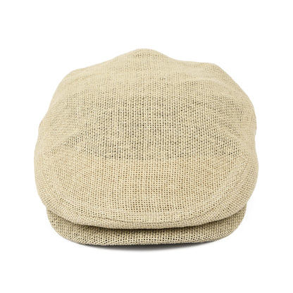 Gorra plana Hooligan ligero de paja toyo de Brixton - Natural