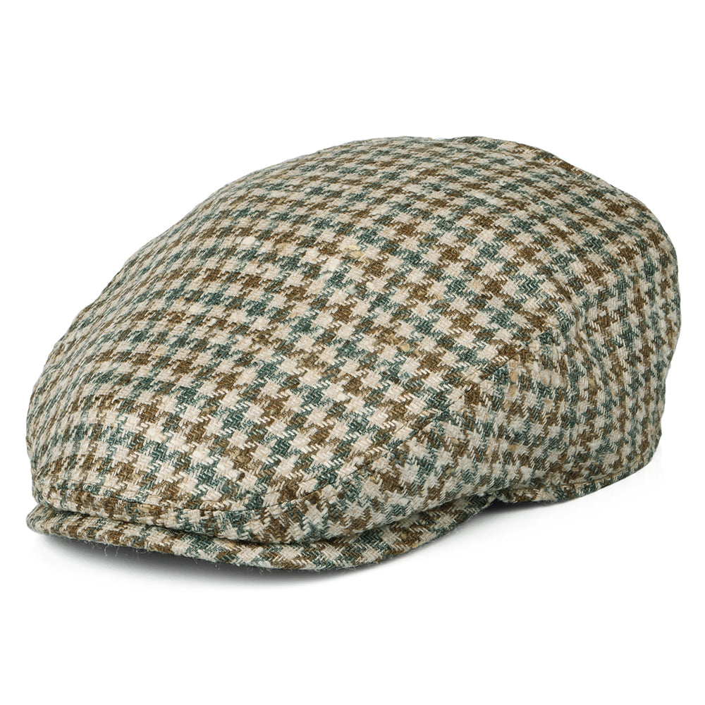 Gorra plana Kent pata de gallo de Stetson - Beige