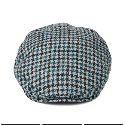 Gorra plana pata de gallo de Stetson - Azul