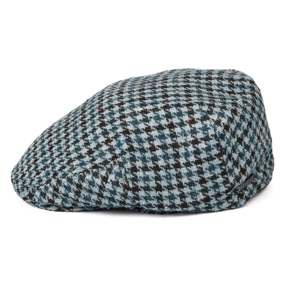 Gorra plana pata de gallo de Stetson - Azul
