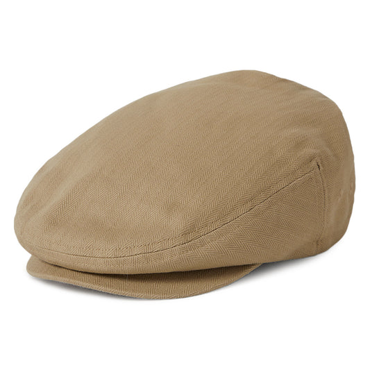 Gorra plana Hooligan ligero diseño de espiga de Brixton - Kaki-Arena