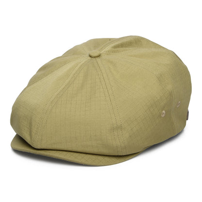 Gorra Newsboy redonda Brood ligero de Ripstop de Brixton - Kaki Oscuro