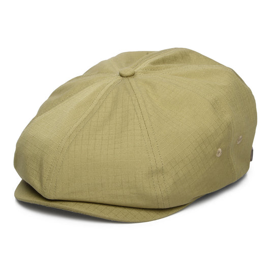 Gorra Newsboy redonda Brood ligero de Ripstop de Brixton - Kaki Oscuro