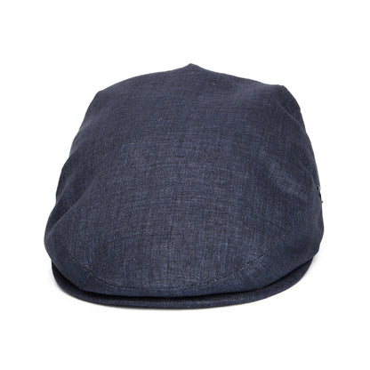 Gorra plana ligero de lino de City Sport - Vaquero Oscuro