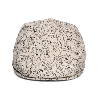 Gorra plana Dogs Rule de algodón de City Sport - Natural