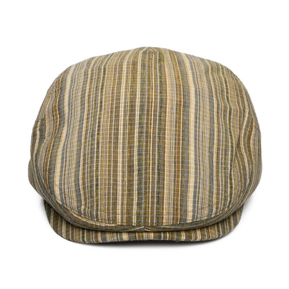 Gorra plana Newry con franjas de Bailey - Beige Arena-Multi